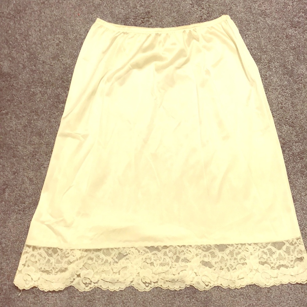 Cream Colored Half Slip